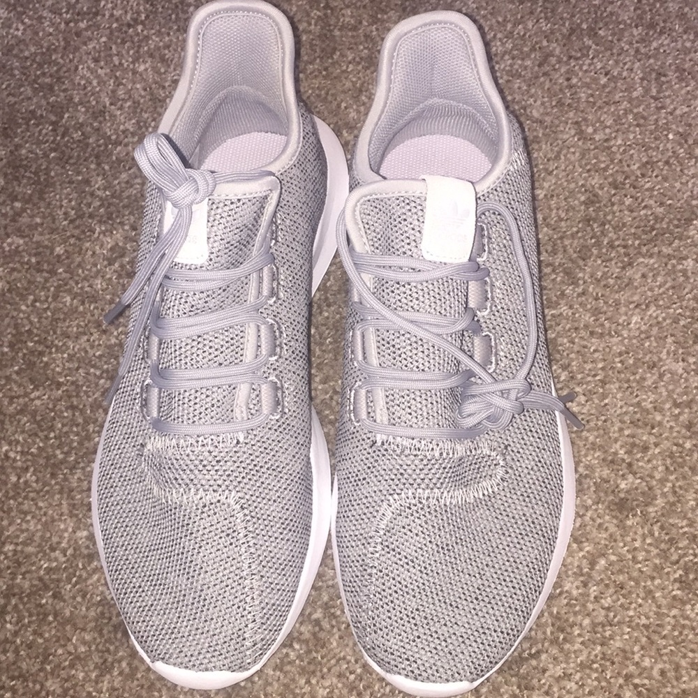 New Adidas Grey Tubular Sneakers